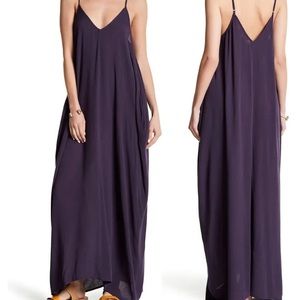 Plum maxi dress